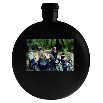 Angelina Jolie Round Flask