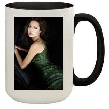 Angelina Jolie 15oz Colored Inner & Handle Mug