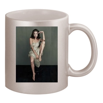 Angelina Jolie 11oz Metallic Silver Mug