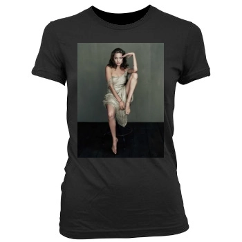 Angelina Jolie Women's Junior Cut Crewneck T-Shirt