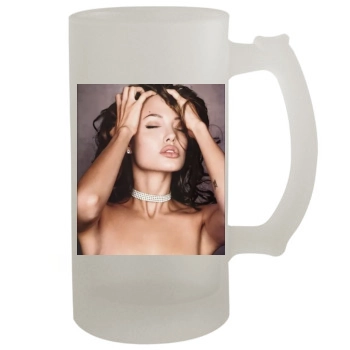 Angelina Jolie 16oz Frosted Beer Stein