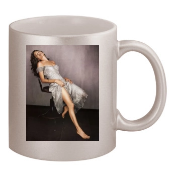 Angelina Jolie 11oz Metallic Silver Mug