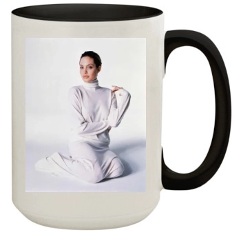 Angelina Jolie 15oz Colored Inner & Handle Mug