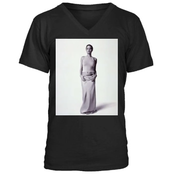 Angelina Jolie Men's V-Neck T-Shirt