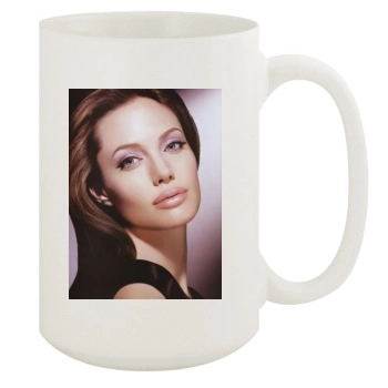 Angelina Jolie 15oz White Mug