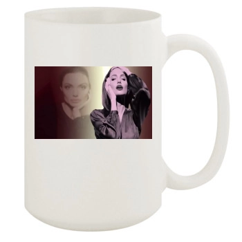 Angelina Jolie 15oz White Mug