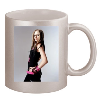 Avril Lavigne 11oz Metallic Silver Mug