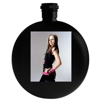 Avril Lavigne Round Flask