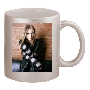 Avril Lavigne 11oz Metallic Silver Mug