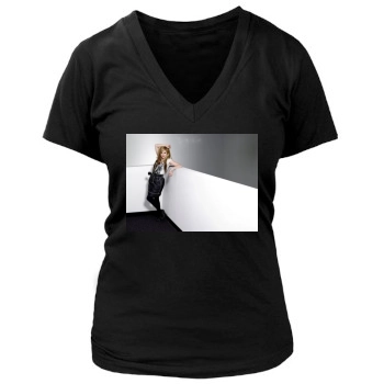 Avril Lavigne Women's Deep V-Neck TShirt