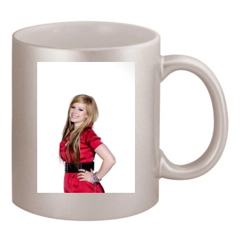 Avril Lavigne 11oz Metallic Silver Mug