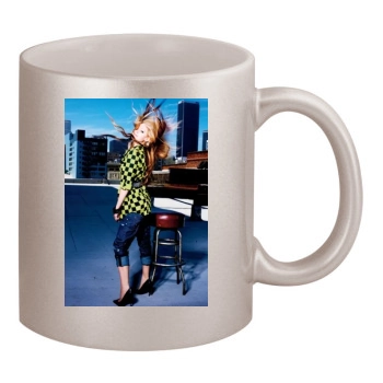 Avril Lavigne 11oz Metallic Silver Mug