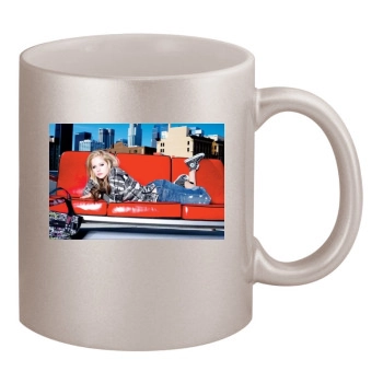 Avril Lavigne 11oz Metallic Silver Mug