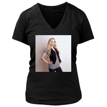 Avril Lavigne Women's Deep V-Neck TShirt