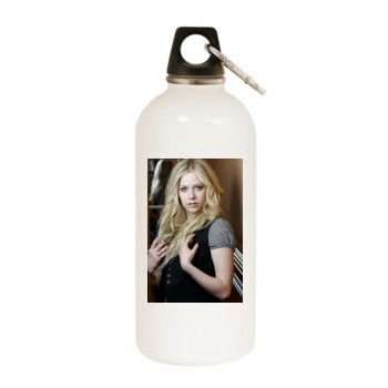 Avril Lavigne White Water Bottle With Carabiner