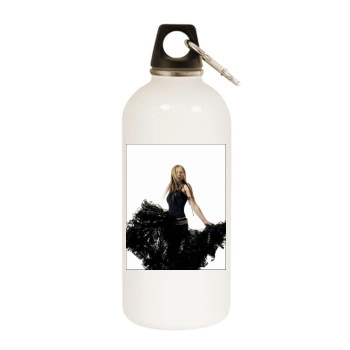 Avril Lavigne White Water Bottle With Carabiner