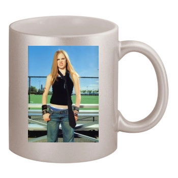 Avril Lavigne 11oz Metallic Silver Mug