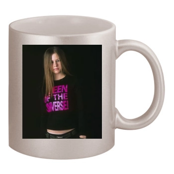 Avril Lavigne 11oz Metallic Silver Mug