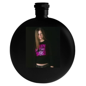 Avril Lavigne Round Flask