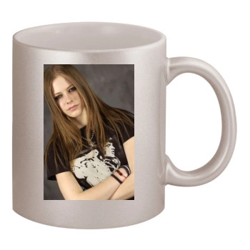 Avril Lavigne 11oz Metallic Silver Mug