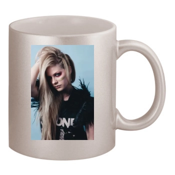 Avril Lavigne 11oz Metallic Silver Mug