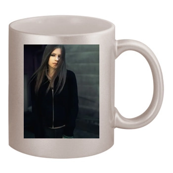 Avril Lavigne 11oz Metallic Silver Mug