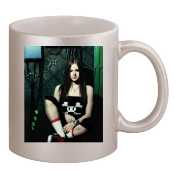 Avril Lavigne 11oz Metallic Silver Mug