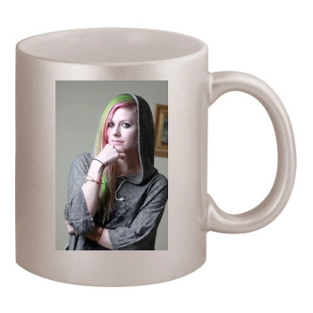 Avril Lavigne 11oz Metallic Silver Mug