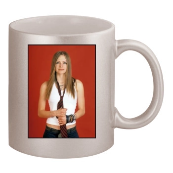 Avril Lavigne 11oz Metallic Silver Mug