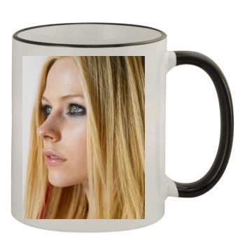 Avril Lavigne 11oz Colored Rim & Handle Mug