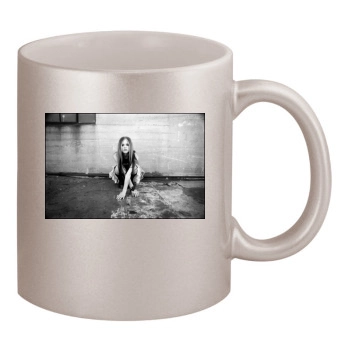 Avril Lavigne 11oz Metallic Silver Mug