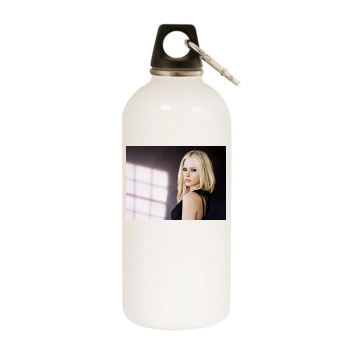 Avril Lavigne White Water Bottle With Carabiner