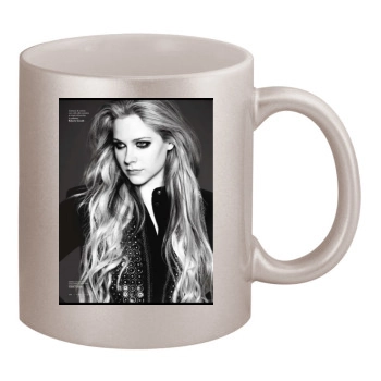 Avril Lavigne 11oz Metallic Silver Mug