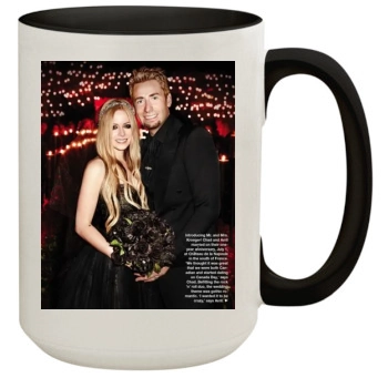 Avril Lavigne 15oz Colored Inner & Handle Mug