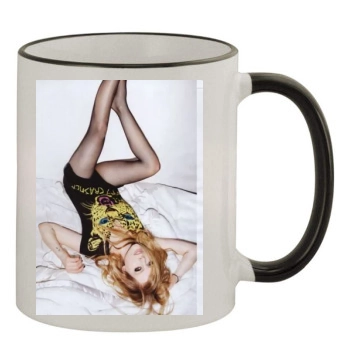 Avril Lavigne 11oz Colored Rim & Handle Mug