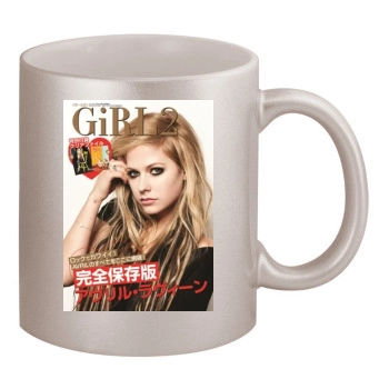 Avril Lavigne 11oz Metallic Silver Mug