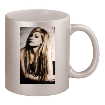 Avril Lavigne 11oz Metallic Silver Mug