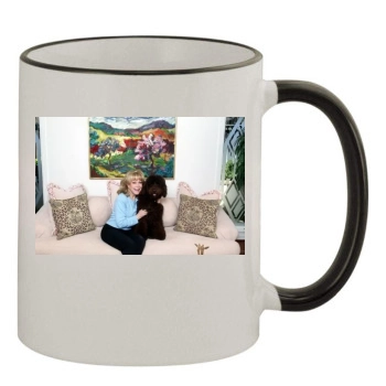 Barbara Eden 11oz Colored Rim & Handle Mug