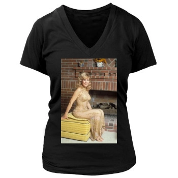 Barbara Eden Women's Deep V-Neck TShirt