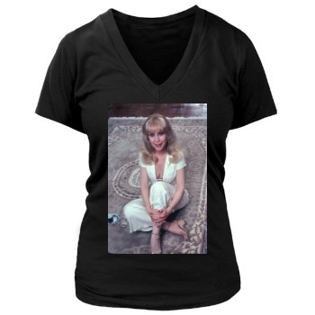 Barbara Eden Women's Deep V-Neck TShirt