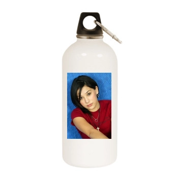 Lalaine White Water Bottle With Carabiner