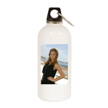 Bar Refaeli White Water Bottle With Carabiner