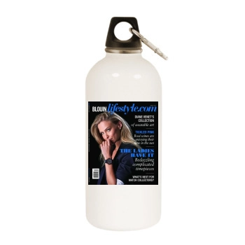 Bar Refaeli White Water Bottle With Carabiner