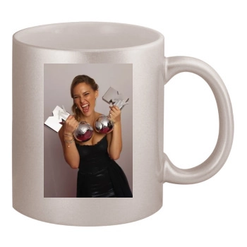 Bar Refaeli 11oz Metallic Silver Mug