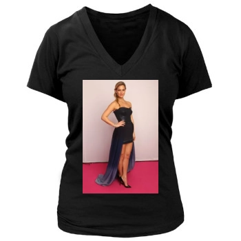 Bar Refaeli Women's Deep V-Neck TShirt