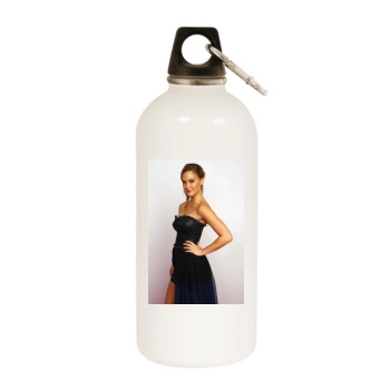 Bar Refaeli White Water Bottle With Carabiner