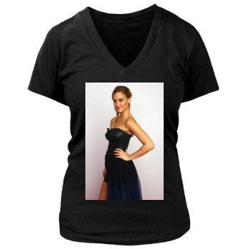 Bar Refaeli Women's Deep V-Neck TShirt