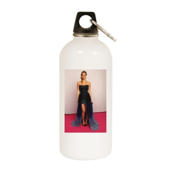 Bar Refaeli White Water Bottle With Carabiner