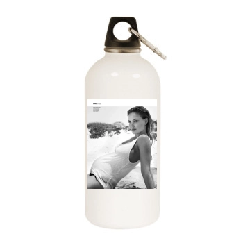 Bar Refaeli White Water Bottle With Carabiner