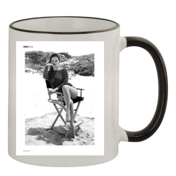 Bar Refaeli 11oz Colored Rim & Handle Mug